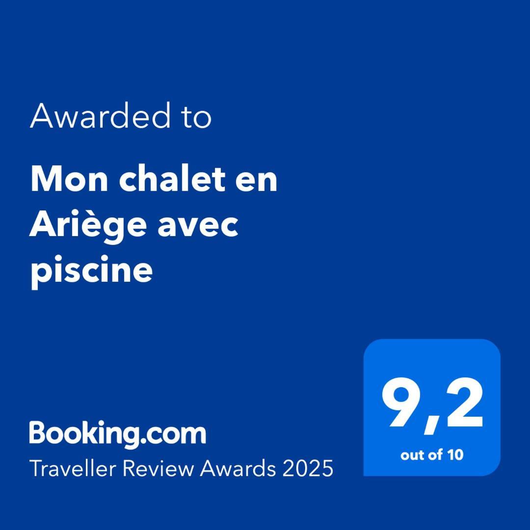 Mon Chalet En Ariege Avec Piscine Daumazan-sur-Arize Eksteriør bilde